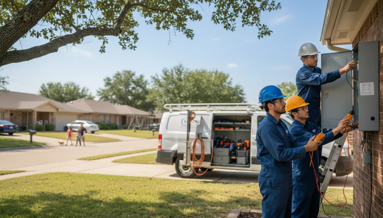 Certified electrician providing emergency electrical services in Good Hope, GA